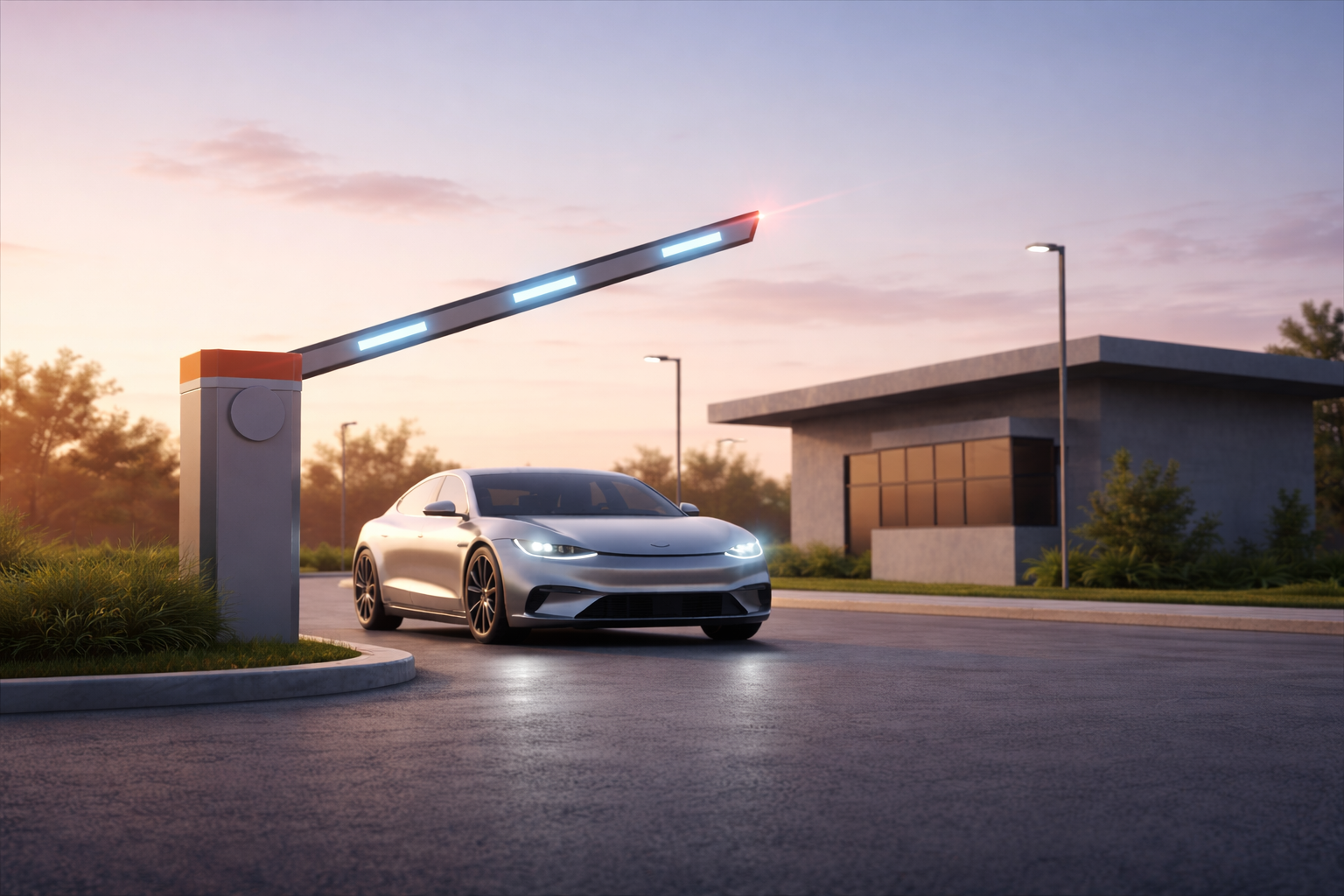 Automatic Car Gate System by AD4TEC